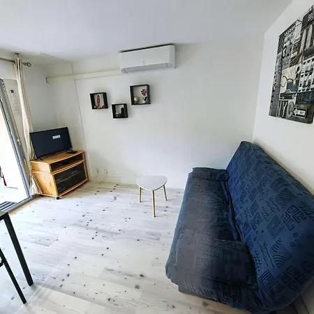 公寓 Spacieux T2 Climatise Avec Parking, Terrasse Et Wi-fi - Fr-1-607-205 阿格德