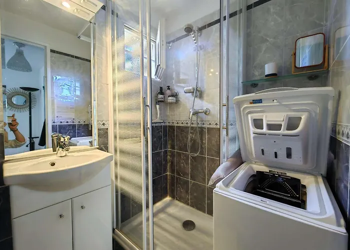 Spacieux T2 Climatise Avec Parking, Terrasse Et Wi-fi - Fr-1-607-205 * Agde